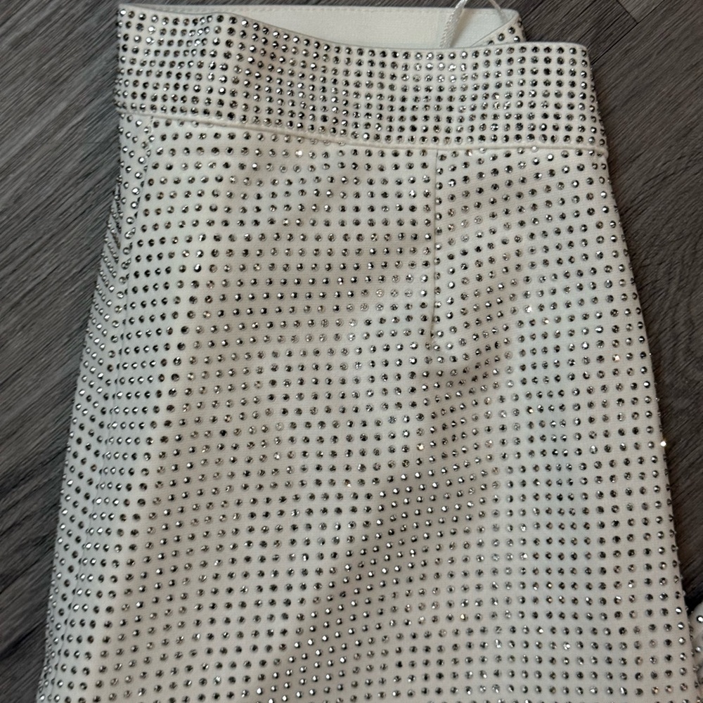 Kiwi Cream Textured Pants - Picture 3 of 5